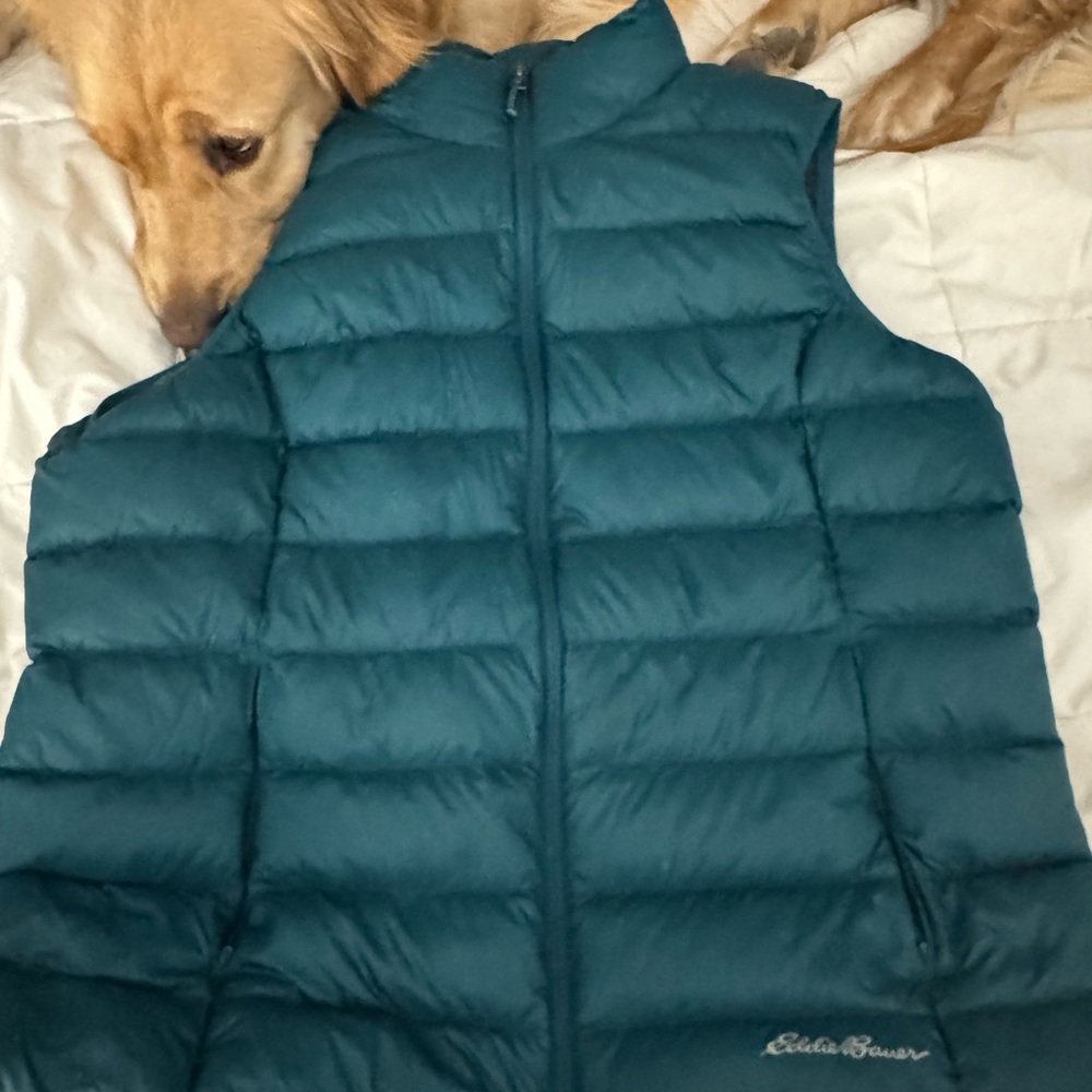 Eddie Bauer Teal Puffer Vest